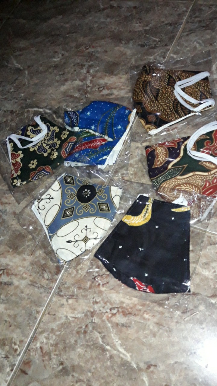 Masker Batik Anak 3 Ply Dan 2 Ply