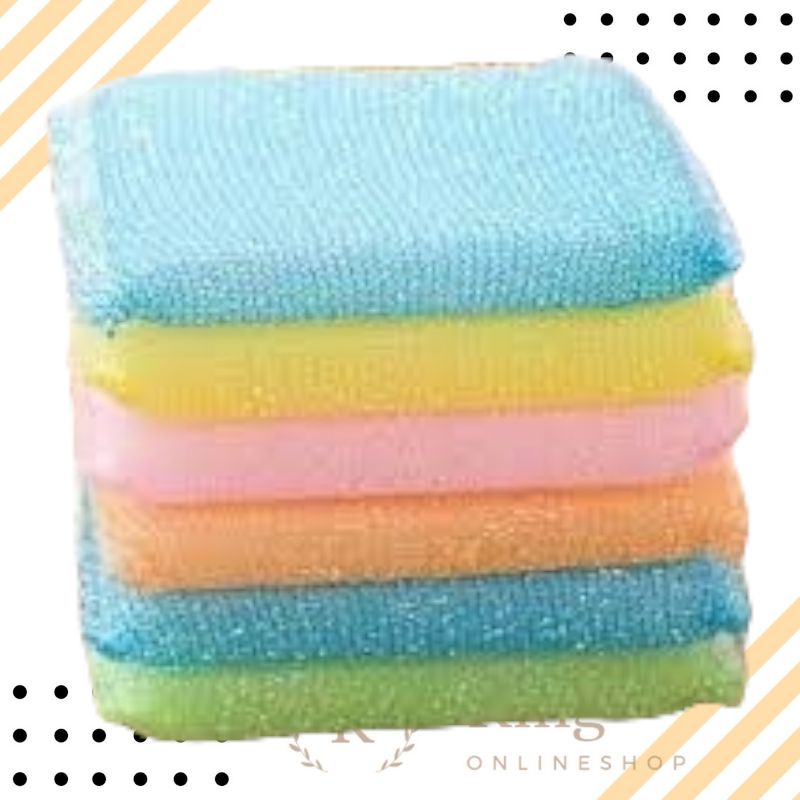 Sponge cuci piring warna warni