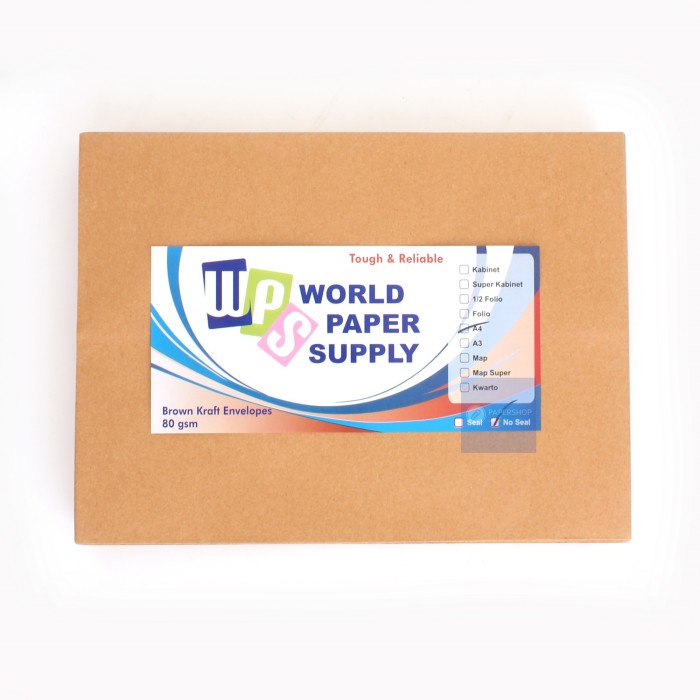 

MENYURAT-SURAT- HOT PROMO!!! AMPLOP COKLAT UKURAN A4 WPS ( 30 X 22 CM ) -SURAT-MENYURAT.