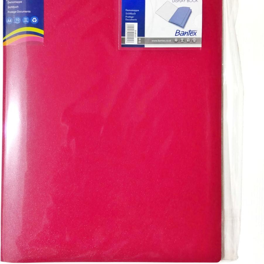 

GROSIR Display Book / Clear Holder BANTEX A4 10 Pockets