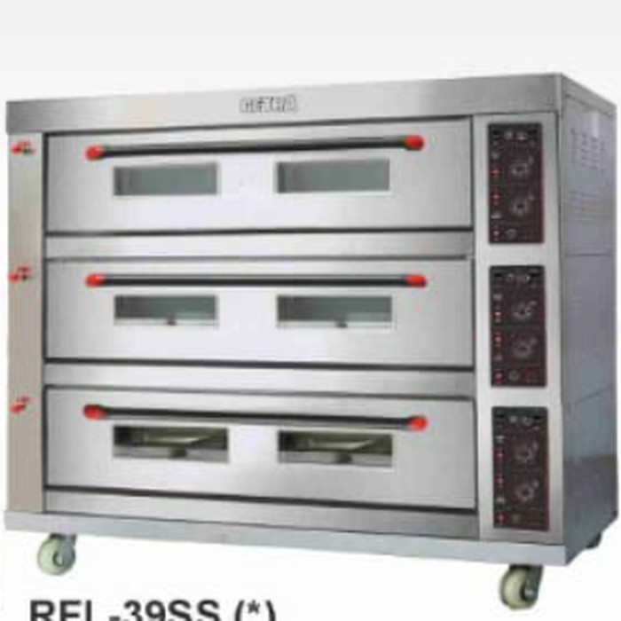 oven getra 3 deck 9 tray RFL-39SS