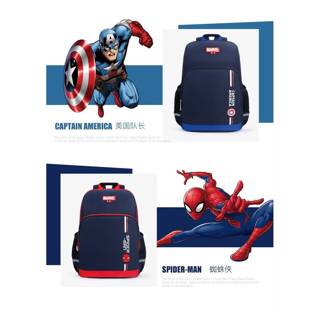 OGB TAS RANSEL ANAK LAKI LAKI MARVEL SPIDERMAN TAS SEKOLAH ANAK TK SD SMP SMA MURAH TAS COWOK