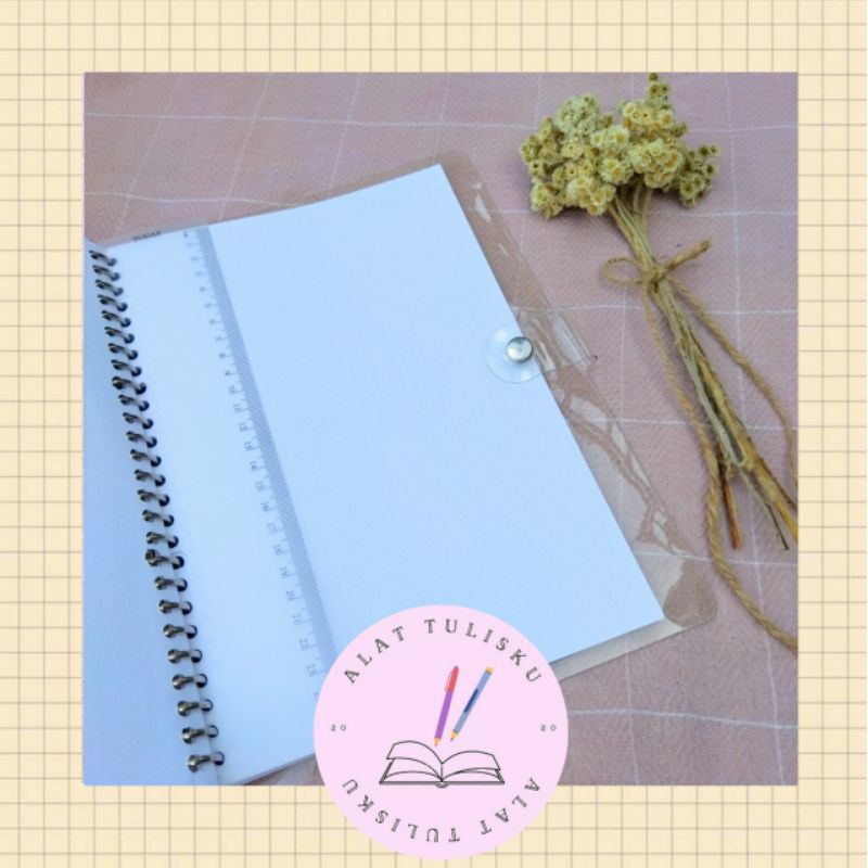

[ATKU] Transparan Binder B5 (Aesthetic) |Tranparent Binder| Cover Transparan | Binder Bening | Journal Book