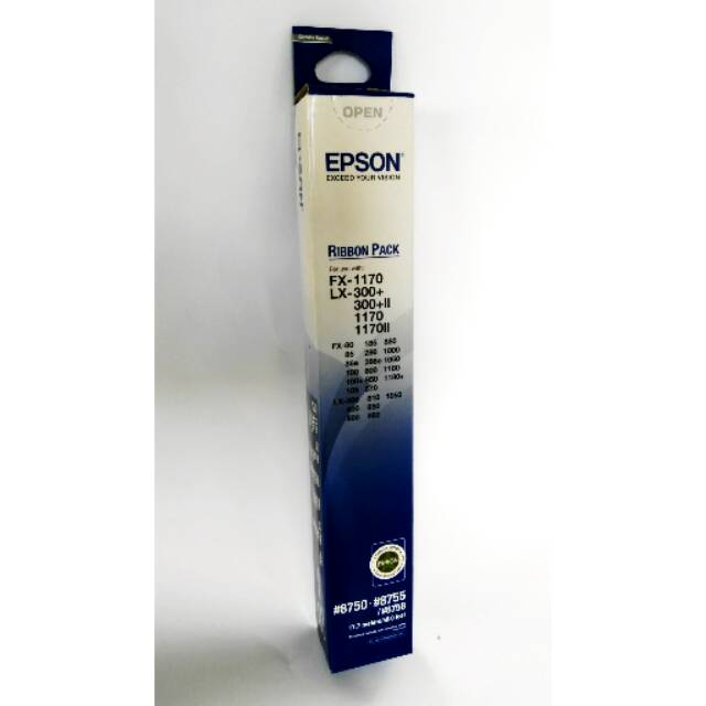 Ribbon/Pita Pack/Refill 8758 Epson ∫ 10024 Original Black/Hitam ♗ L0 SS Q1