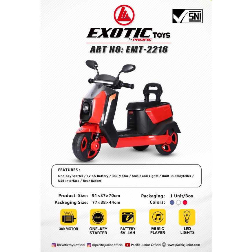 MOTOR AKI EXOTIC EMT 2216