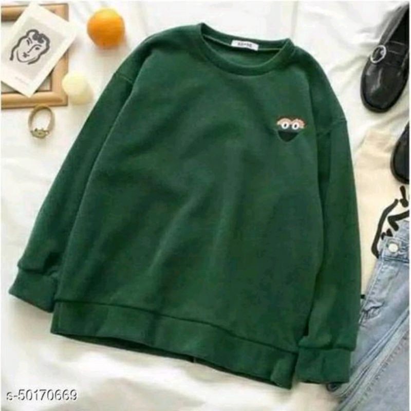 Sweater wanita Sesame street sesame fleece