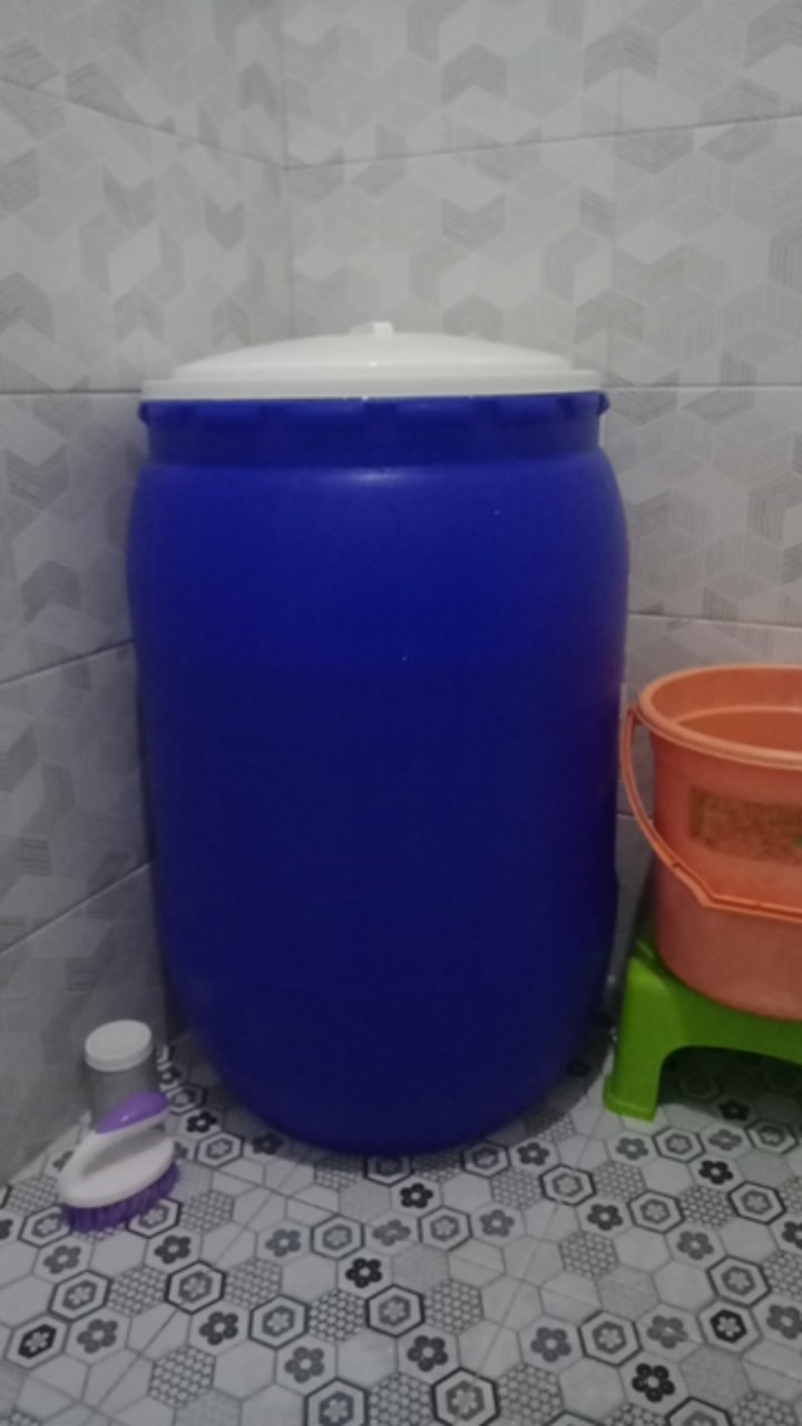 Tong Air 120 Liter 0512 Green Leaf Gentong/tempat Sampah