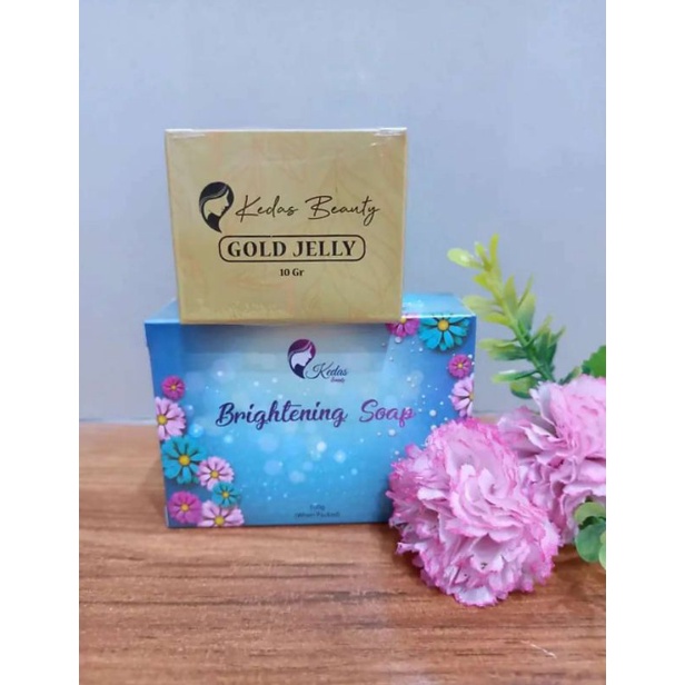 Paket 2-in1 Sabun+Gold Jelly Kedas Beauty || 100% ORIGINAL & SUDAH BPOM