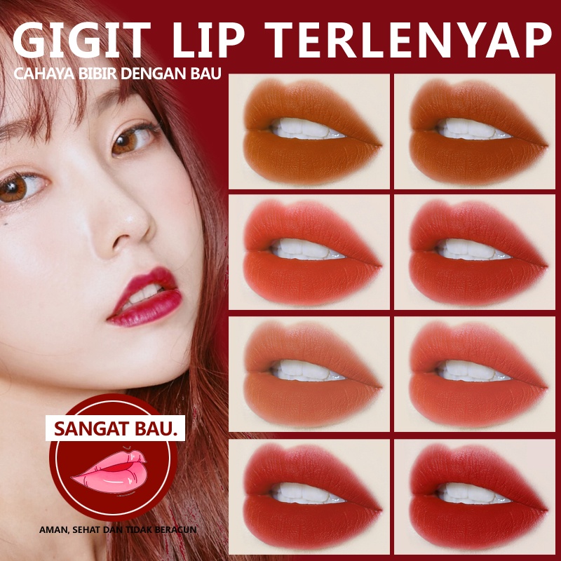ALNEC EMatte Lipstik Lembut Tahan Lama Pelembab Pigmentasi Tinggi 11 Colors liptint
