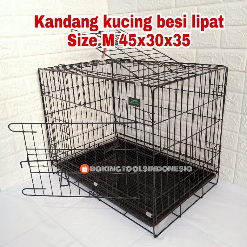 KANDANG KUCING MURAH SIZE M 45x30x35