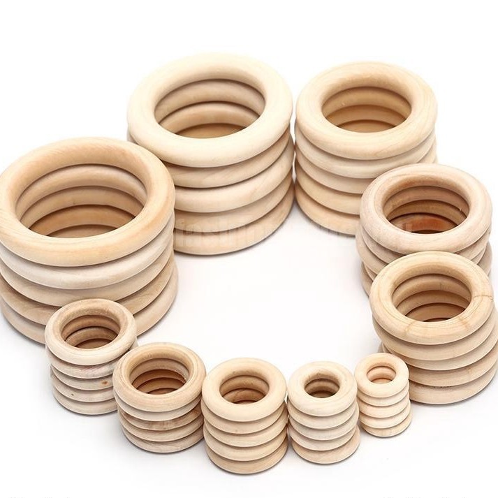 ring kayu bulat wooden ring