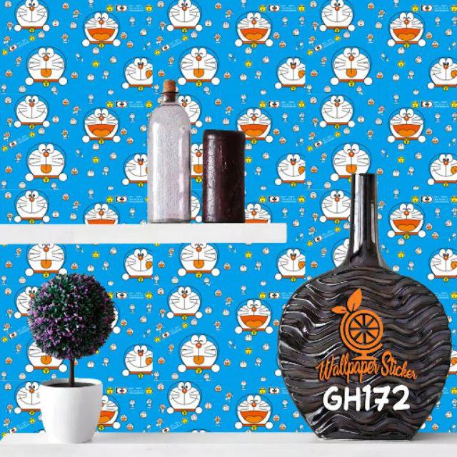 Wallpaper dinding doraemon lengkap | doraemon kotak | doraemon 3d-Doraemon polos