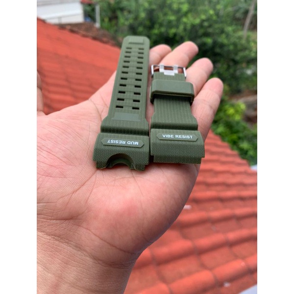 Strap tali jam tangan G shock GWG 1000 hijau