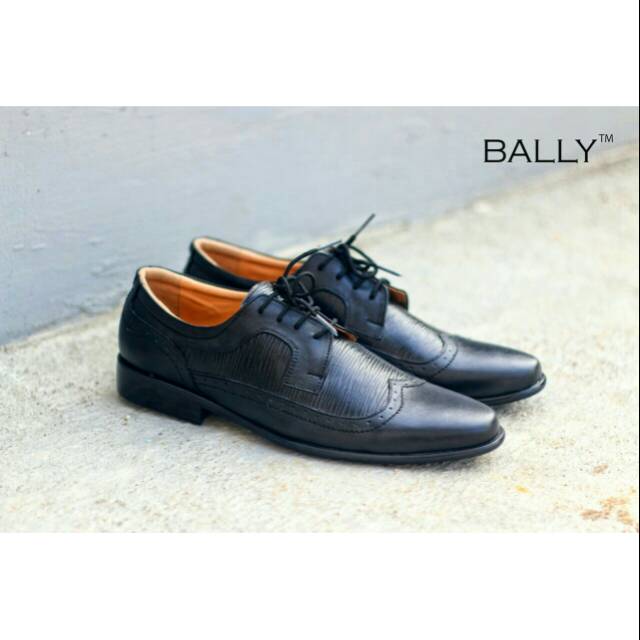 DISC 35% &amp; COD BALLY PENTOFEL KULIT ASLI IMPORT