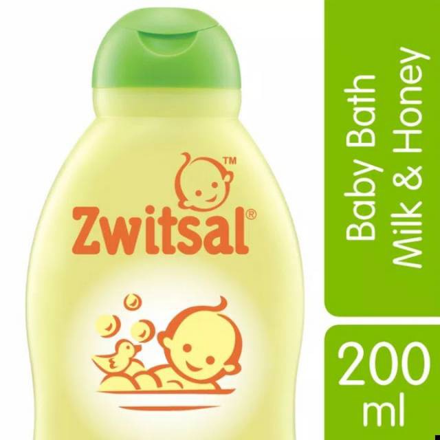 Zwitsal Baby Bath Natural Milk &amp; Honey 200 Ml