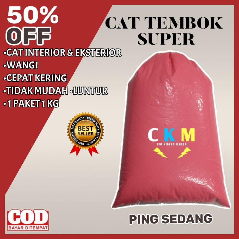 Cat kiloan tembok super / Cat tembok 1 kg gratis ongkir / Cat tembok 1 kg / Cat dinding interior dan