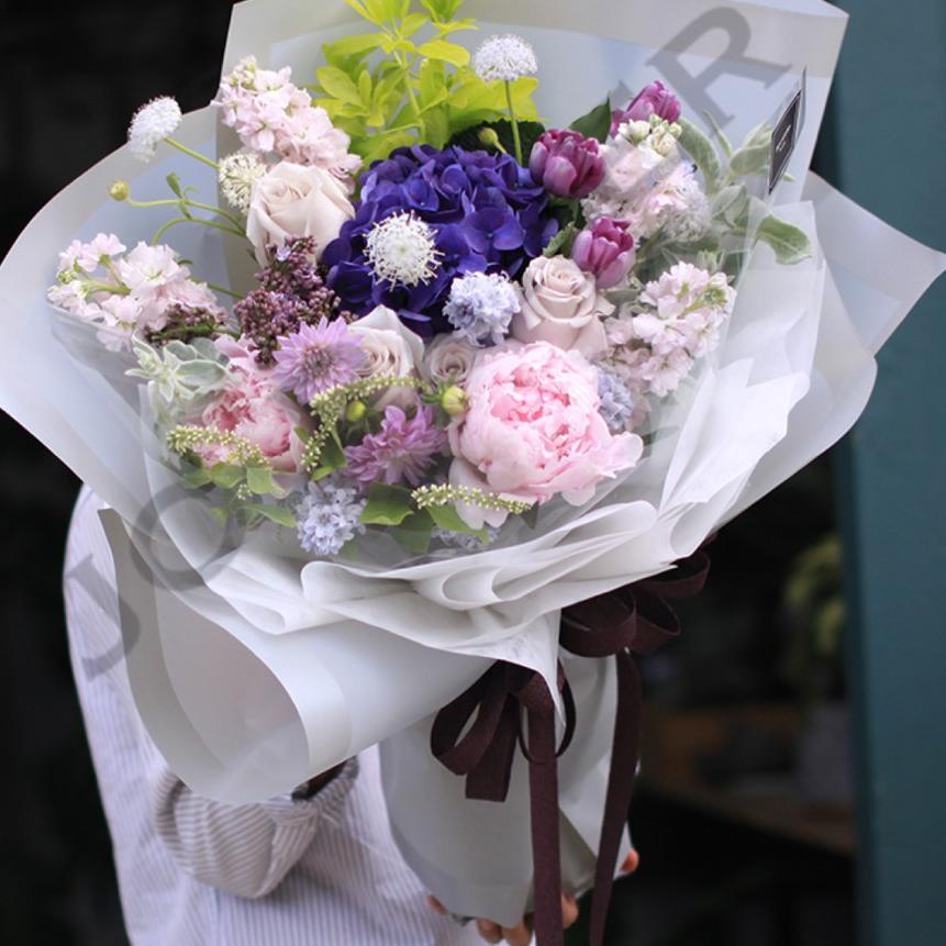 

Koleksi Terbaru [20 LEMBAR] Flower Wrapping Paper Transparan List Frame Tebal Kertas Buket Bunga Cel