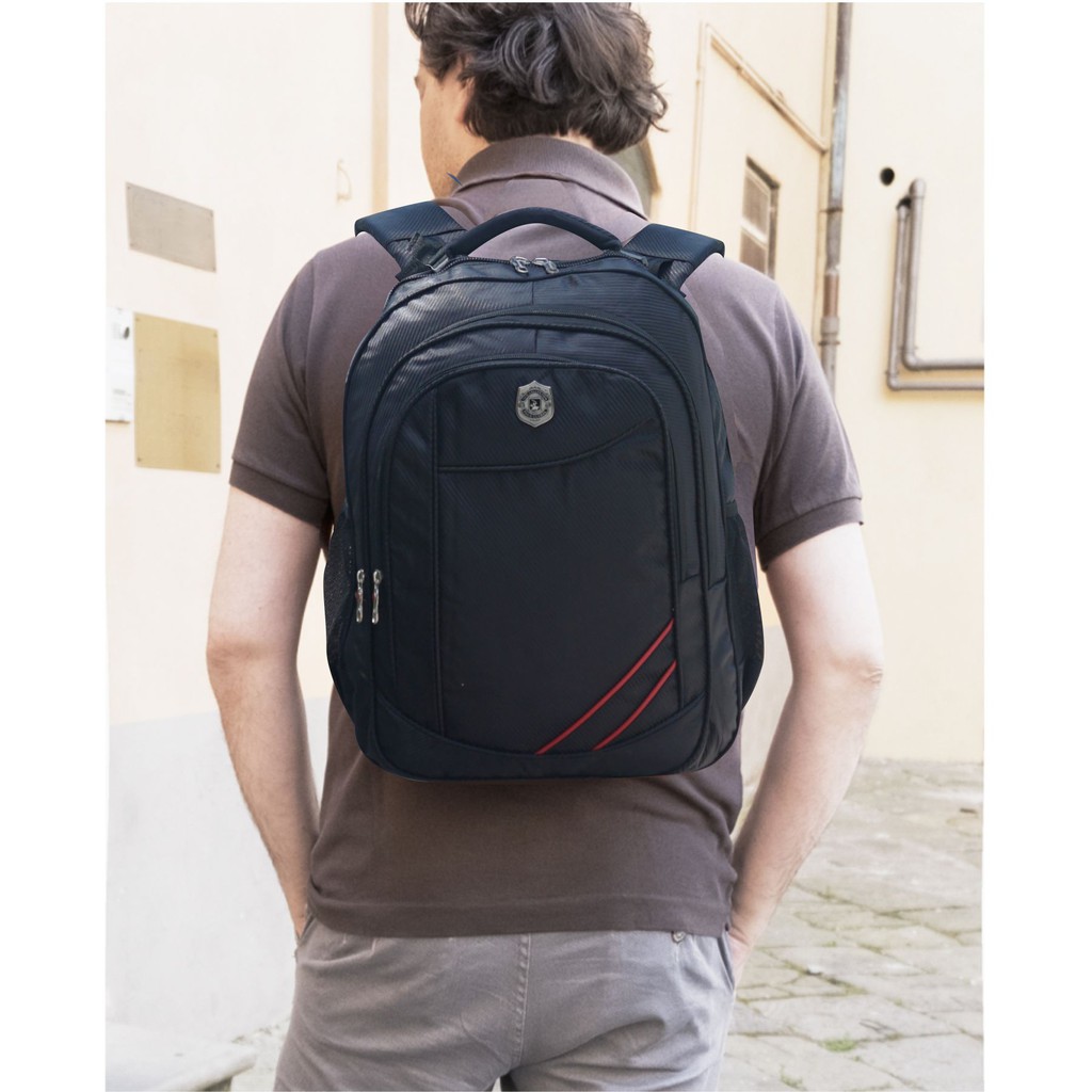 9749 - Tas Ransel Laptop Polo Bahan Tebal Ukuran 18 Inch Untuk Pria Wanita Unisex
