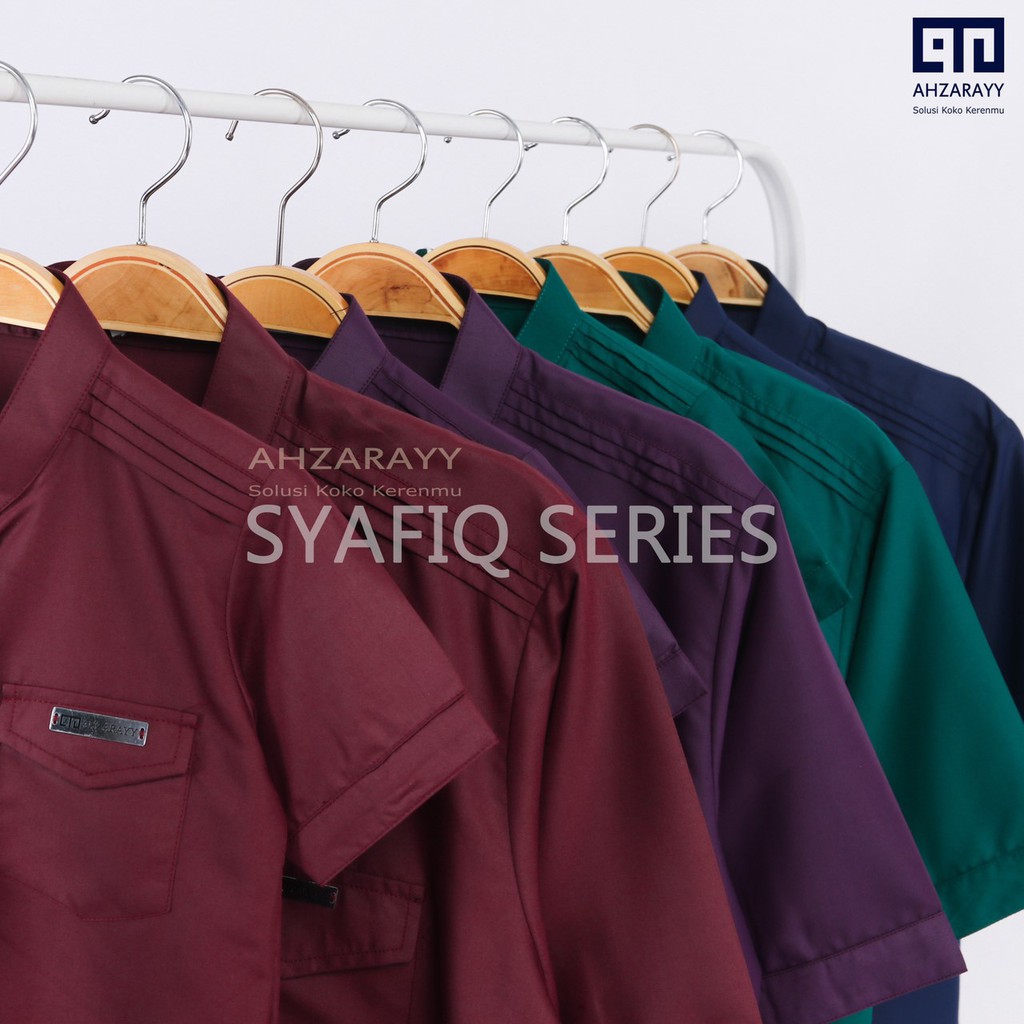 Koko Ahzarayy/Koko Couple Ayah Anak/Baju Couple Keluarga/Baju Koko Couple/Baju Aqiqah/Koko Bayi