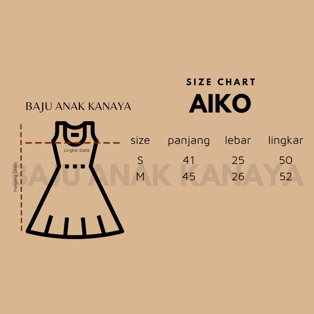 3-18bln DRESS BAYI AIKO INCLUDE HEADBAND by BAJUANAKKANAYA