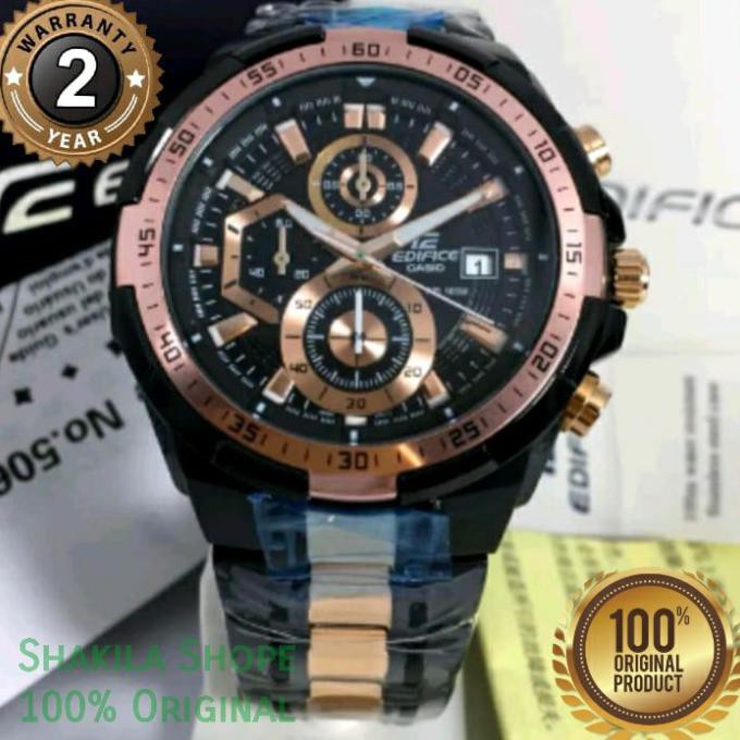Jam Tangan Pria Casio Edifice Efr-539 Rantai Sport Original Fullset D5Ijhg6Mwr