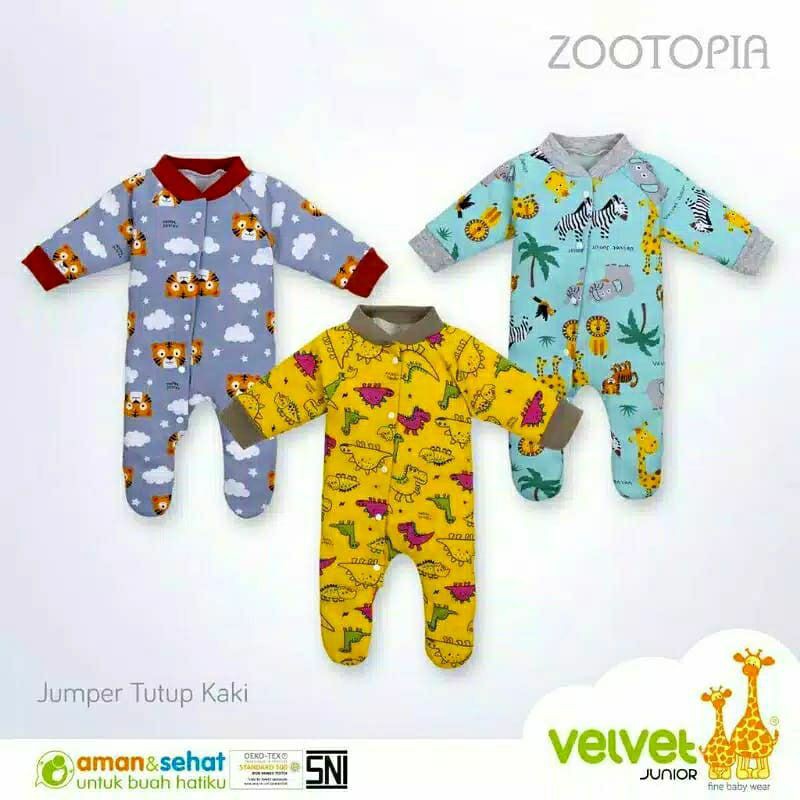 JUMPER TUTUP KAKI VELVET ZOOTOPIA MURAH