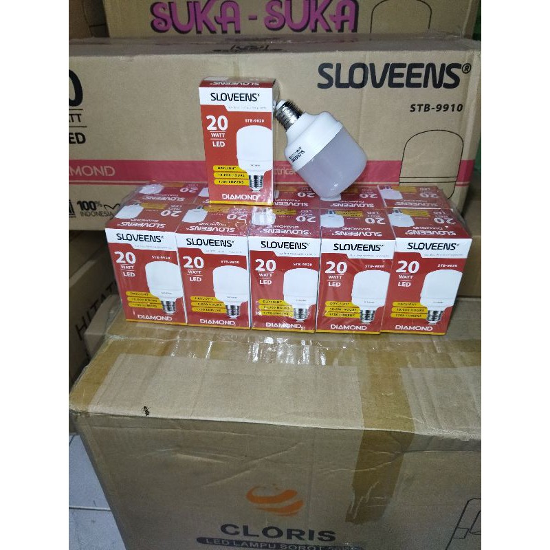 Paket 10pcs Lampu Led 20watt kapsul/Sloveens Daimond 20watt