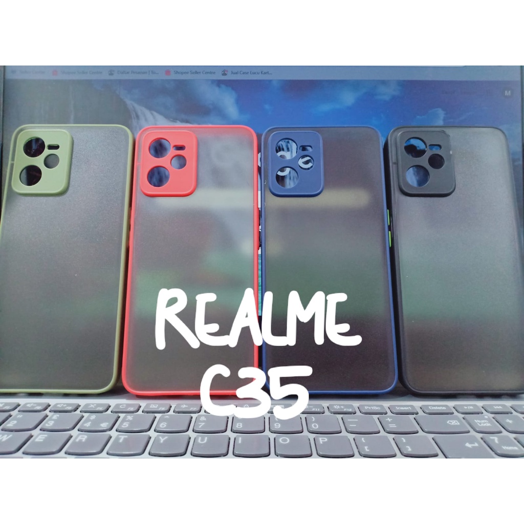 CASE REALME C31/REALME C35  Luxury Candi Love