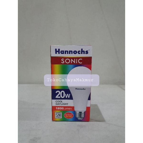 Lampu Bohlam LED Sonic 20w 20watt Hannochs CoolDayLight