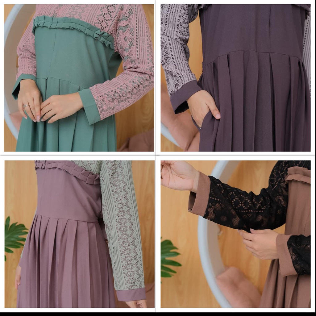 GAMIS SHAYRA MALIKA ZAHIN terbaru modis modern fashion style hits itycrepe baju kerja modis muslim