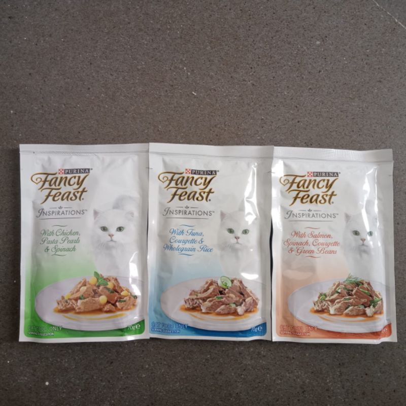 FANCY FEAST pouch 70gr makanan sachet kucing Purina Fancy Feast