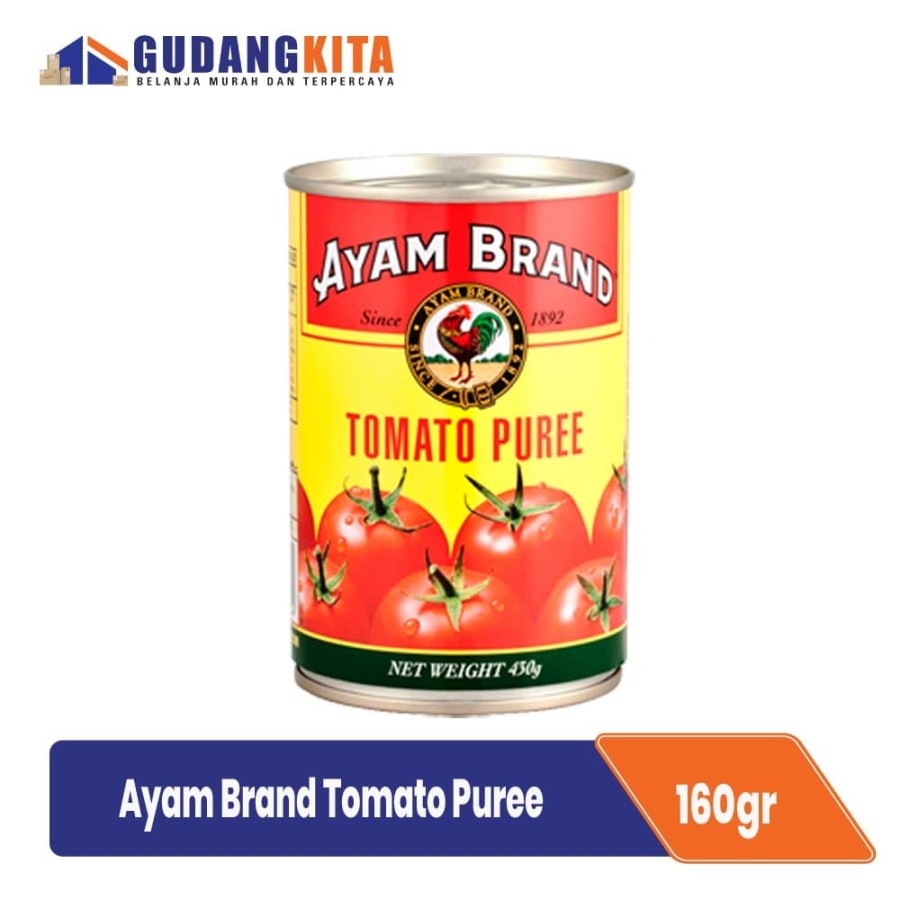 

Pasta Tomat Kaleng Ayam Brand 160gr