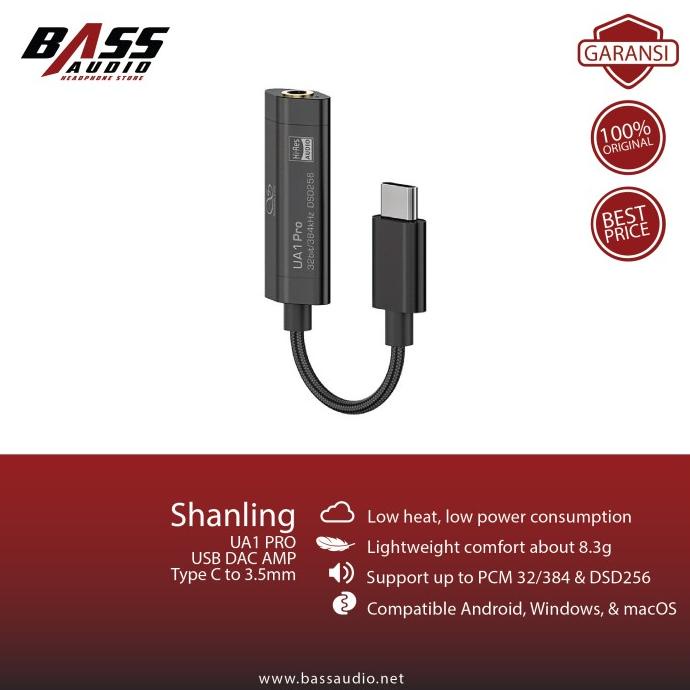 Jual Shanling UA1 Pro / UA 1 Pro Portable USB Type-C DAC / AMP to 3.5mm ...