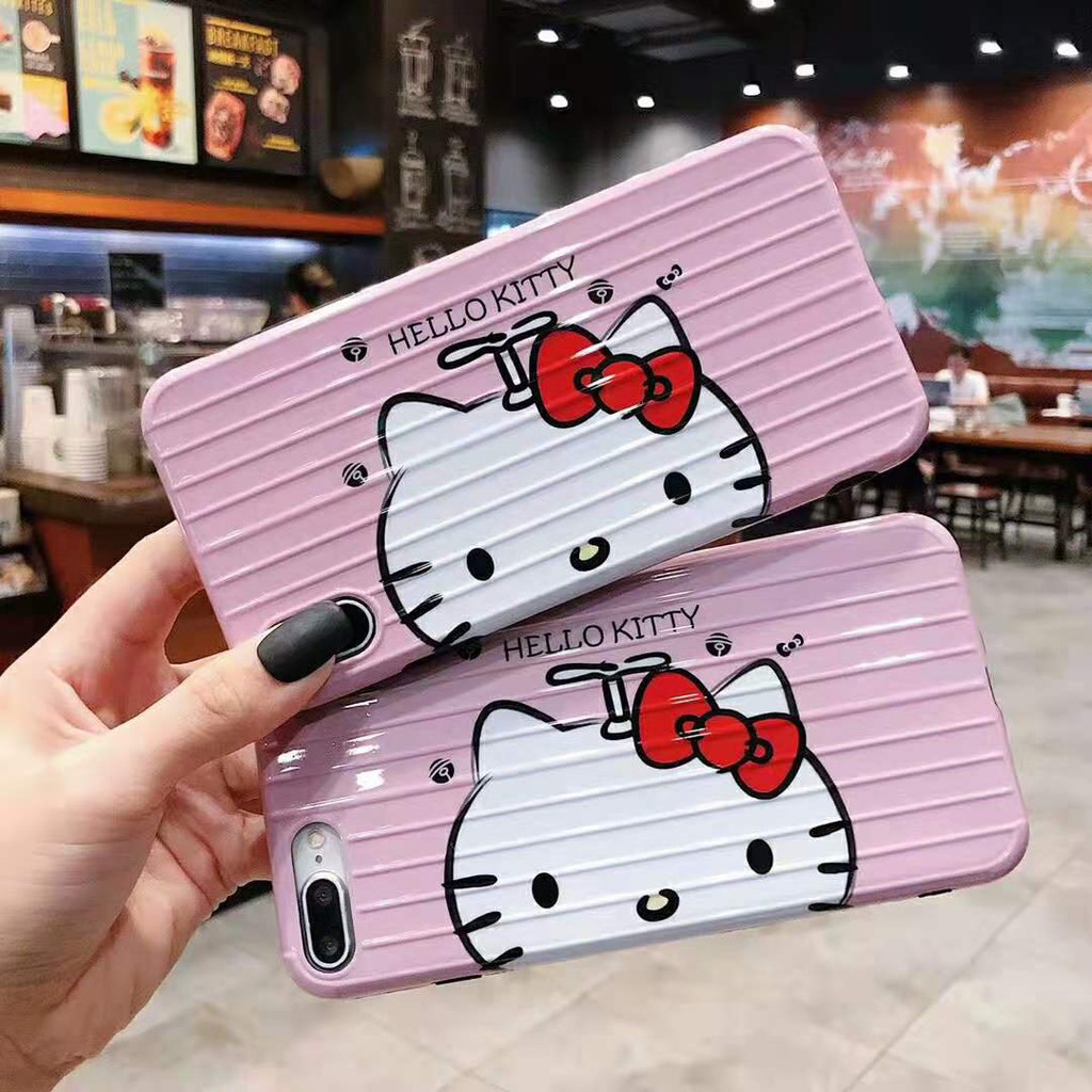 Casing Case Gambar Kartun Hello Kitty Lucu Untuk Handphone Iphone