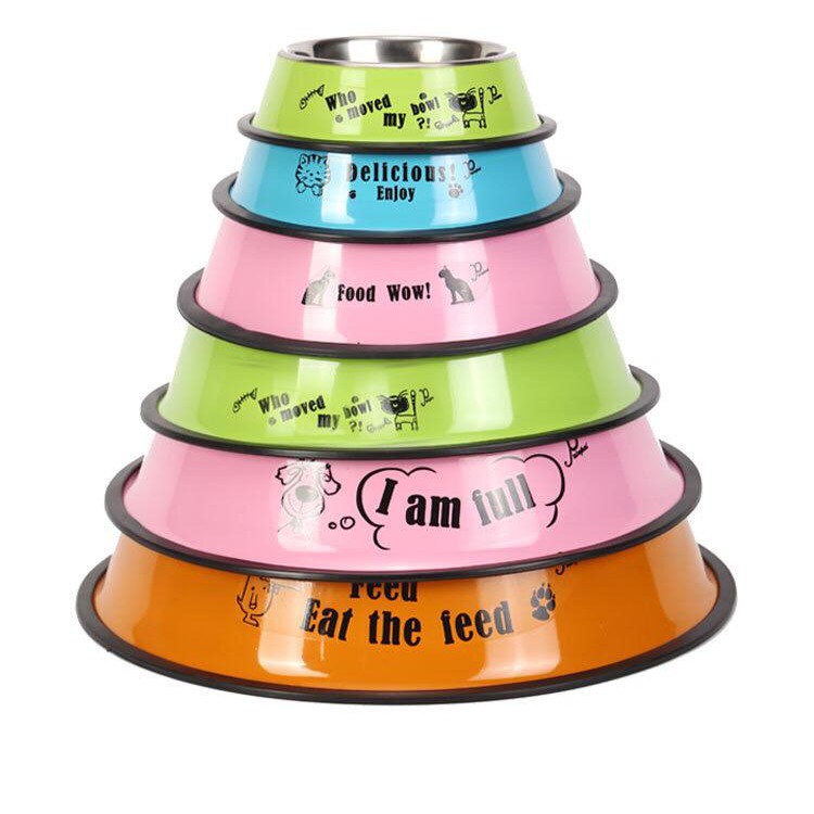 PH.Medan Bowl Stainless Steel Pastel Colour / Tempat Makan Hewan Anjing Kucing