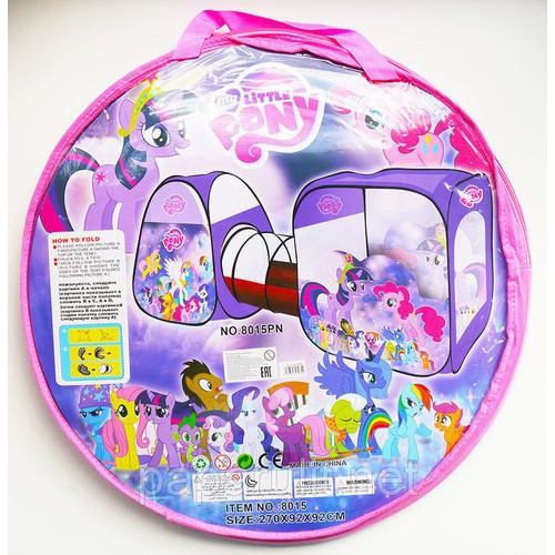 Gudang Dua _ TENDA TEROWONGAN LITTLE PONY UNGU 8015PN TENDA MANDI BOLA