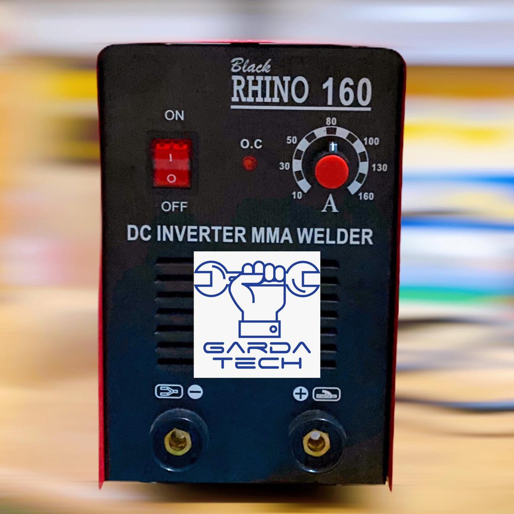 Mesin Las / Trafo Las Inverter Rhino 160 A Merah Genset