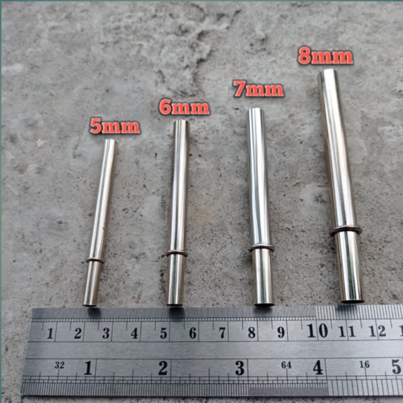 shock joint / sambungan stik / joran pancing 5mm, 6mm, 7mm, 8mm, 9mm