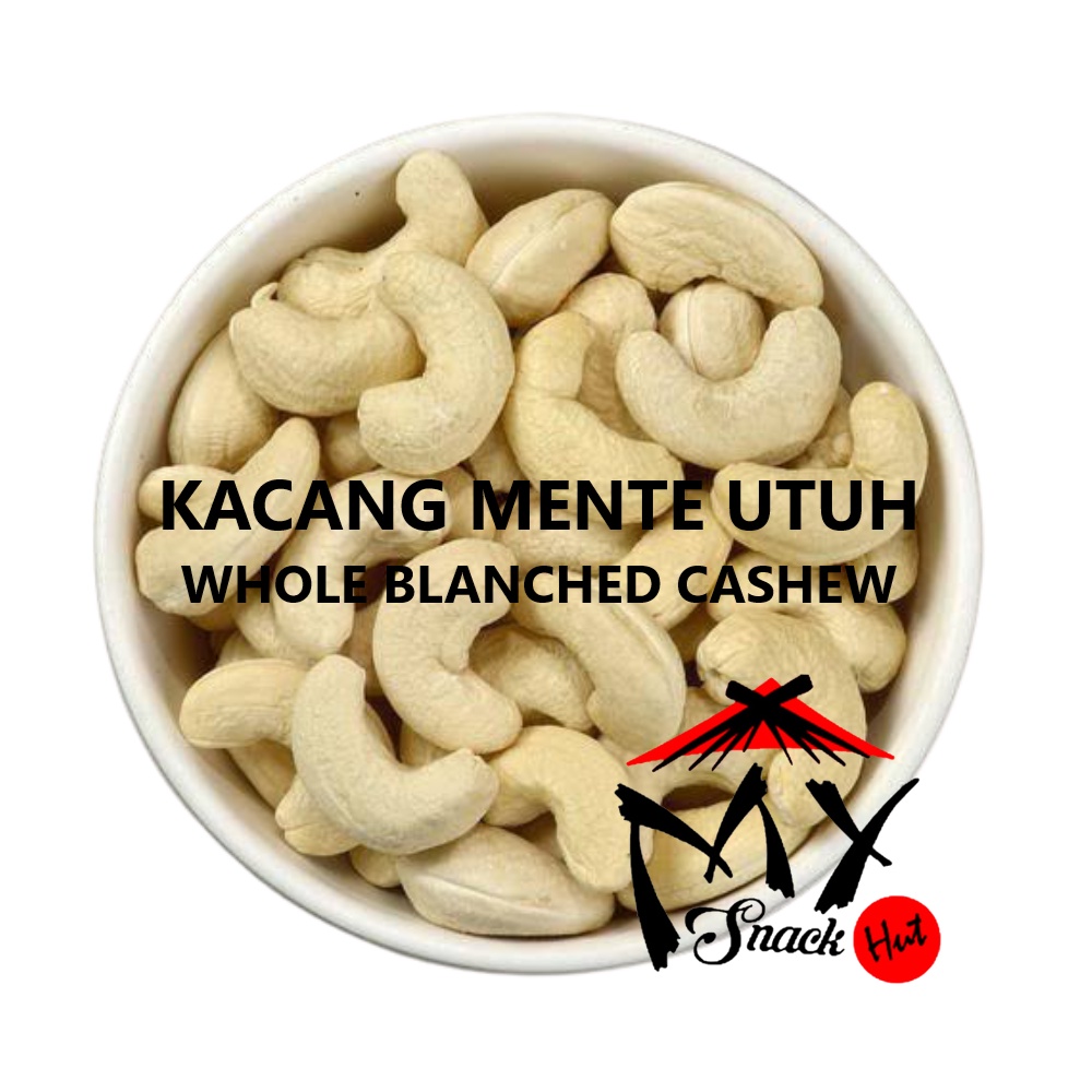 KACANG MENTE 50GR - METE MENTOR MEDE UTUH CACAH BUBUK MENTAH GORENG RAW FRIED DICED WHOLE CASHEW NUTS