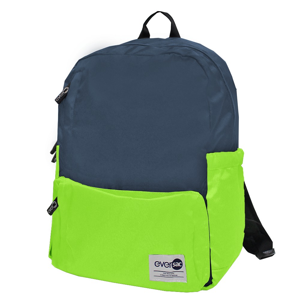 Eversac Backpack Happy F Navy Lime-1