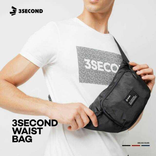 Tas waistbag pria 3SECOND ORIGINAL