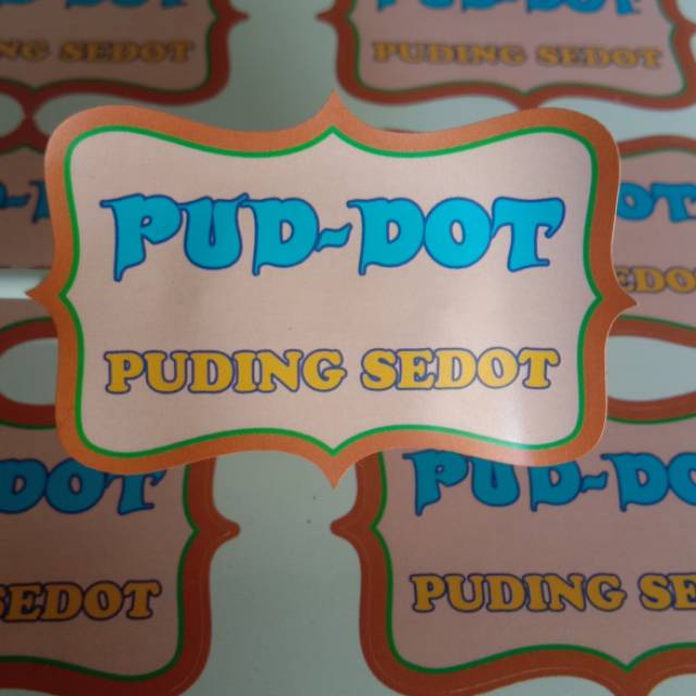 

Stiker label kemasan ( porses 1 hari jadi )