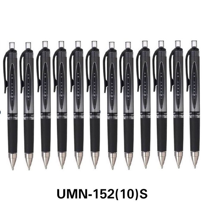 

NEW PULPEN Tanda tangan ANTI LUNTUR!!! UNIBALL GEL IMPACT 1,0mm BROAD - Hitam