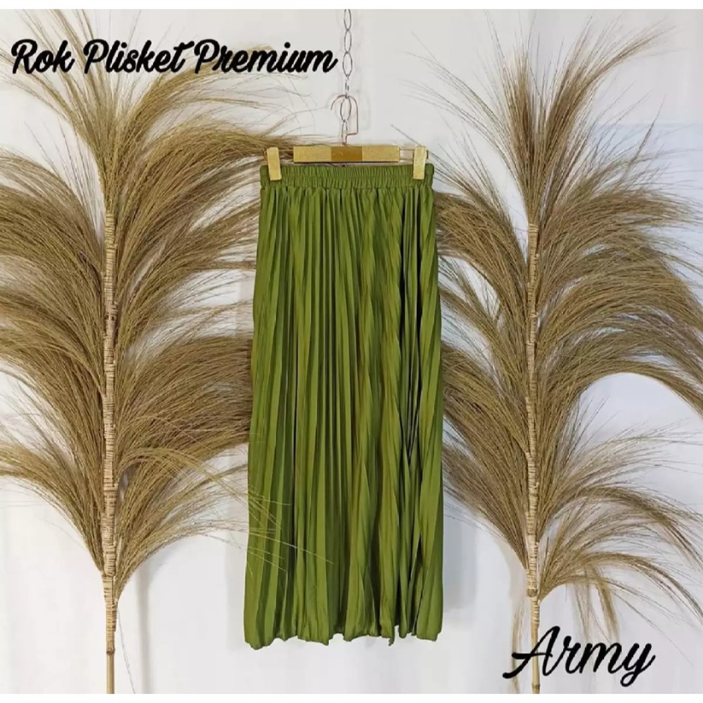 GS-ROK PLISKET ANAK PREMIUM/ ROK PLISKET PANJANG BAHAN HYGET PREMIUM
