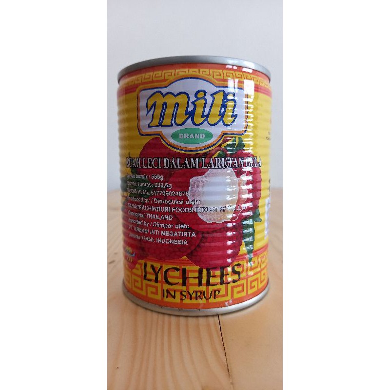 

MILI BRAND buah dalam larutan gula
