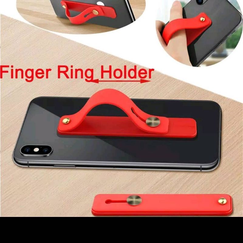 Finger strap Ring stand standing hp hanger holder mobile phone grip