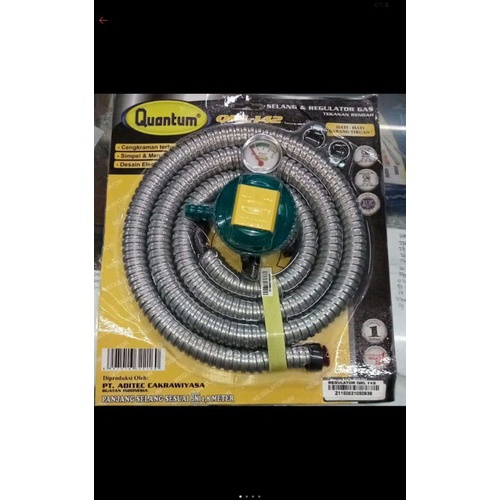 selang gas quantum qrl 142 selang gas + regulator quantum