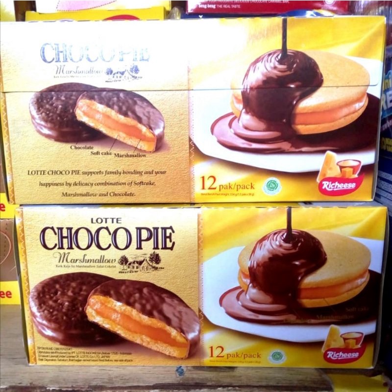 

Lotte Chocopie Keju / Chocopie Coklat