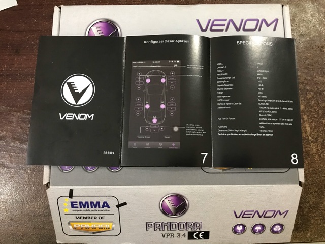 Processor VENOM PANDORA VPR 3.4 dan Cable PNP