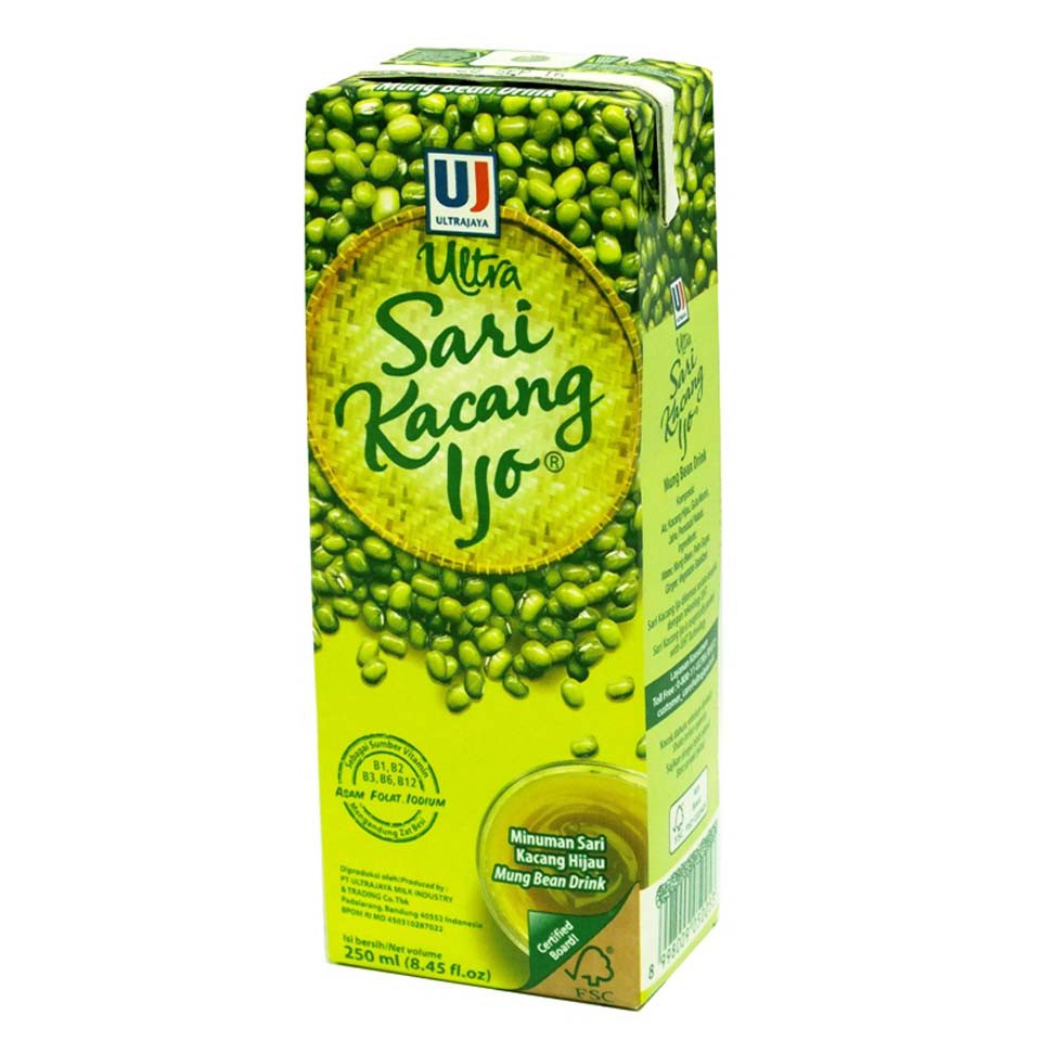 

ULTRA KACANG HIJAU SLIM PACK 250 ML